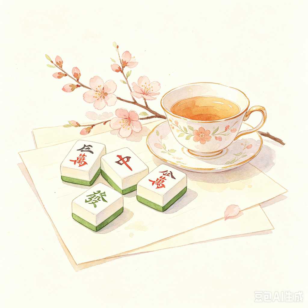 mahjong set for family game night