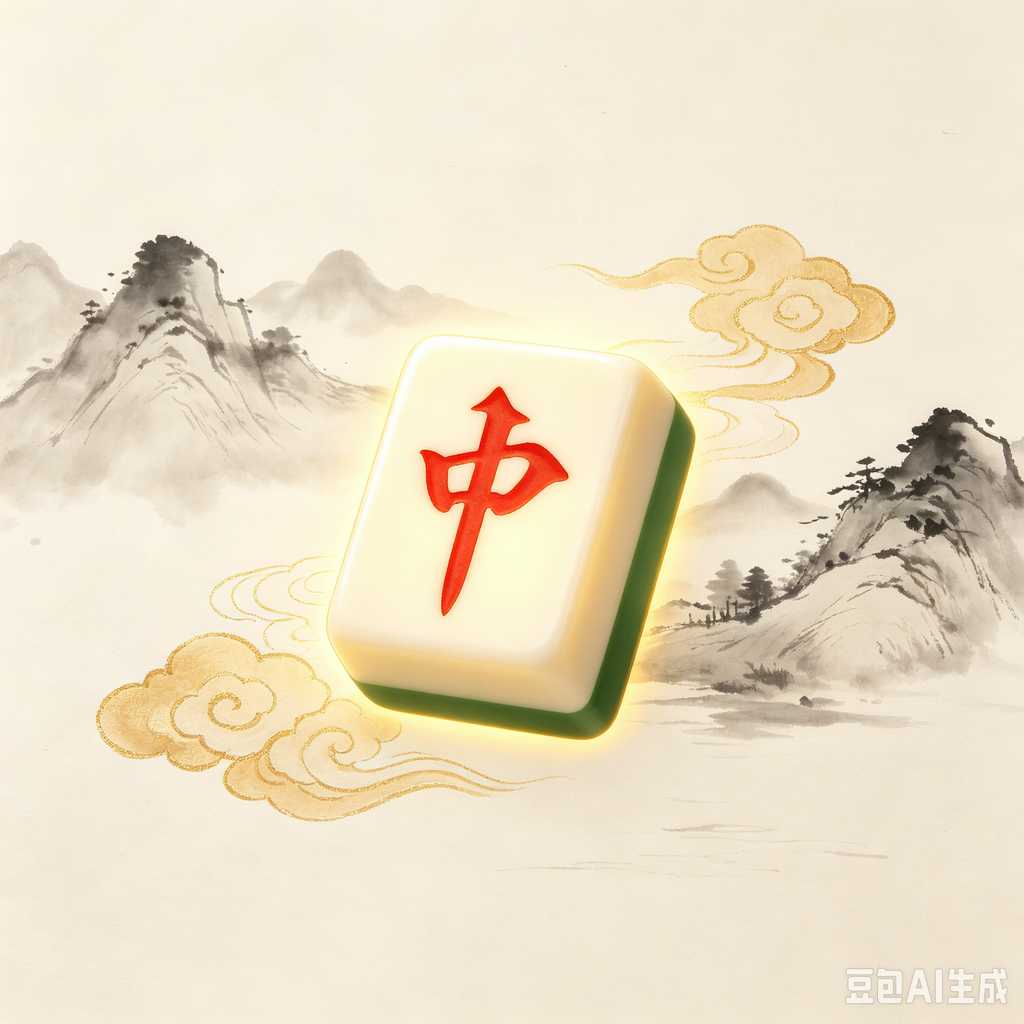 wear resistant print mahjong set